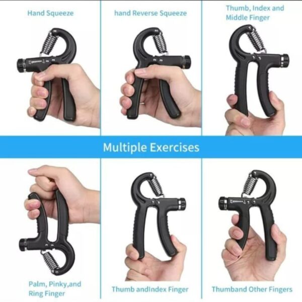 Adjustable Hand Grip Strengthener | Finger, Wrist & Forearm Exerciser (10–60 KG)