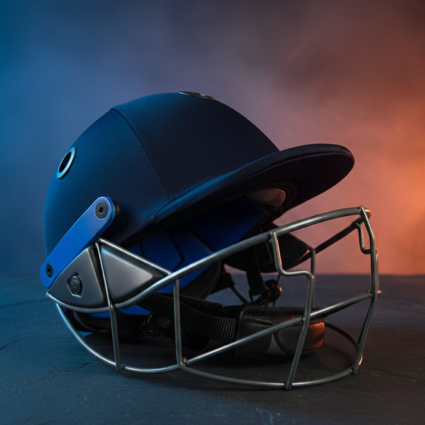 Ultimate Goal Navy Blue Cricket Batting Helmet with Steel Grill